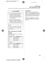 Предварительный просмотр 119 страницы Mazda 2005 323 Owner'S Manual