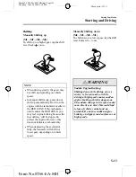 Предварительный просмотр 123 страницы Mazda 2005 323 Owner'S Manual