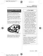 Предварительный просмотр 131 страницы Mazda 2005 323 Owner'S Manual