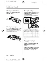 Предварительный просмотр 154 страницы Mazda 2005 323 Owner'S Manual