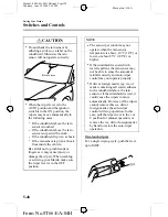 Предварительный просмотр 158 страницы Mazda 2005 323 Owner'S Manual