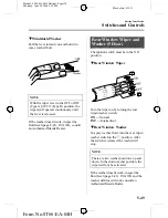 Предварительный просмотр 159 страницы Mazda 2005 323 Owner'S Manual