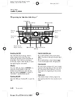 Предварительный просмотр 186 страницы Mazda 2005 323 Owner'S Manual