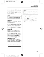 Предварительный просмотр 187 страницы Mazda 2005 323 Owner'S Manual