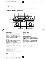 Предварительный просмотр 188 страницы Mazda 2005 323 Owner'S Manual