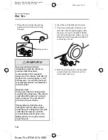 Предварительный просмотр 216 страницы Mazda 2005 323 Owner'S Manual