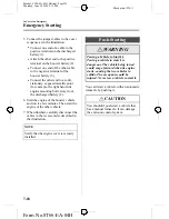 Предварительный просмотр 226 страницы Mazda 2005 323 Owner'S Manual