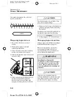 Предварительный просмотр 244 страницы Mazda 2005 323 Owner'S Manual