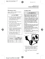 Предварительный просмотр 247 страницы Mazda 2005 323 Owner'S Manual