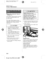 Предварительный просмотр 250 страницы Mazda 2005 323 Owner'S Manual