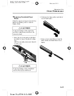 Предварительный просмотр 255 страницы Mazda 2005 323 Owner'S Manual