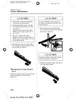 Предварительный просмотр 256 страницы Mazda 2005 323 Owner'S Manual