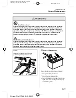 Предварительный просмотр 259 страницы Mazda 2005 323 Owner'S Manual