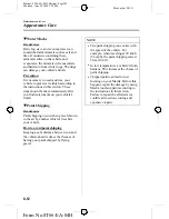 Предварительный просмотр 282 страницы Mazda 2005 323 Owner'S Manual