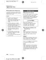 Предварительный просмотр 286 страницы Mazda 2005 323 Owner'S Manual