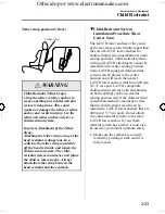 Предварительный просмотр 47 страницы Mazda 2005 mazda 3 Owner'S Manual