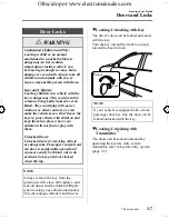 Предварительный просмотр 75 страницы Mazda 2005 mazda 3 Owner'S Manual