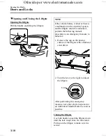 Предварительный просмотр 78 страницы Mazda 2005 mazda 3 Owner'S Manual