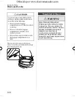 Предварительный просмотр 80 страницы Mazda 2005 mazda 3 Owner'S Manual