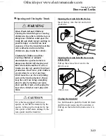 Предварительный просмотр 81 страницы Mazda 2005 mazda 3 Owner'S Manual