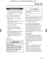 Предварительный просмотр 107 страницы Mazda 2005 mazda 3 Owner'S Manual