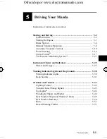 Предварительный просмотр 111 страницы Mazda 2005 mazda 3 Owner'S Manual