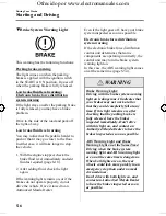 Предварительный просмотр 116 страницы Mazda 2005 mazda 3 Owner'S Manual