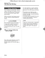 Предварительный просмотр 126 страницы Mazda 2005 mazda 3 Owner'S Manual