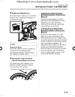 Предварительный просмотр 139 страницы Mazda 2005 mazda 3 Owner'S Manual