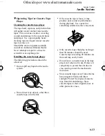 Предварительный просмотр 175 страницы Mazda 2005 mazda 3 Owner'S Manual