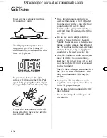 Предварительный просмотр 178 страницы Mazda 2005 mazda 3 Owner'S Manual