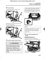 Предварительный просмотр 205 страницы Mazda 2005 mazda 3 Owner'S Manual