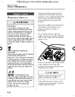 Предварительный просмотр 246 страницы Mazda 2005 mazda 3 Owner'S Manual