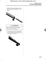 Предварительный просмотр 257 страницы Mazda 2005 mazda 3 Owner'S Manual