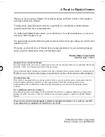 Предварительный просмотр 3 страницы Mazda 2005 MPV Owner'S Manual