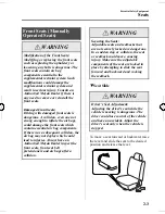 Предварительный просмотр 15 страницы Mazda 2005 MPV Owner'S Manual