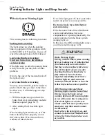 Предварительный просмотр 162 страницы Mazda 2005 MPV Owner'S Manual