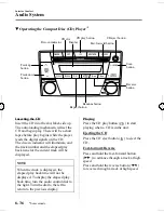 Предварительный просмотр 210 страницы Mazda 2005 MPV Owner'S Manual