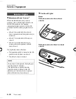 Предварительный просмотр 220 страницы Mazda 2005 MPV Owner'S Manual