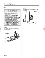 Предварительный просмотр 224 страницы Mazda 2005 MPV Owner'S Manual