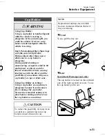 Предварительный просмотр 225 страницы Mazda 2005 MPV Owner'S Manual