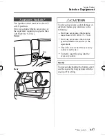 Предварительный просмотр 231 страницы Mazda 2005 MPV Owner'S Manual