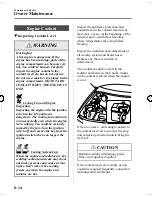 Предварительный просмотр 270 страницы Mazda 2005 MPV Owner'S Manual