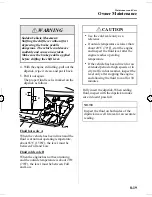 Предварительный просмотр 275 страницы Mazda 2005 MPV Owner'S Manual