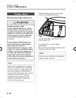 Предварительный просмотр 276 страницы Mazda 2005 MPV Owner'S Manual