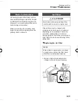 Предварительный просмотр 277 страницы Mazda 2005 MPV Owner'S Manual