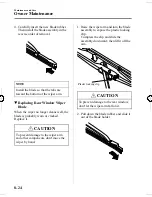 Предварительный просмотр 280 страницы Mazda 2005 MPV Owner'S Manual