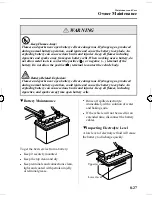 Предварительный просмотр 283 страницы Mazda 2005 MPV Owner'S Manual