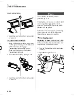 Предварительный просмотр 294 страницы Mazda 2005 MPV Owner'S Manual