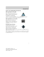 Предварительный просмотр 5 страницы Mazda 2005 Tribute Owner'S Manual